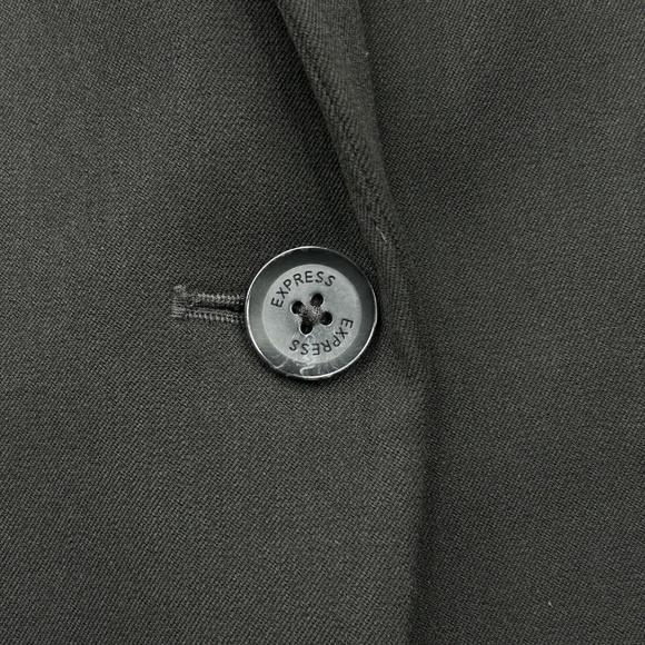 Express Editor Studio Womens Stretch Twill Fitted One Button Blazer size 0 - Picture 4 of 14